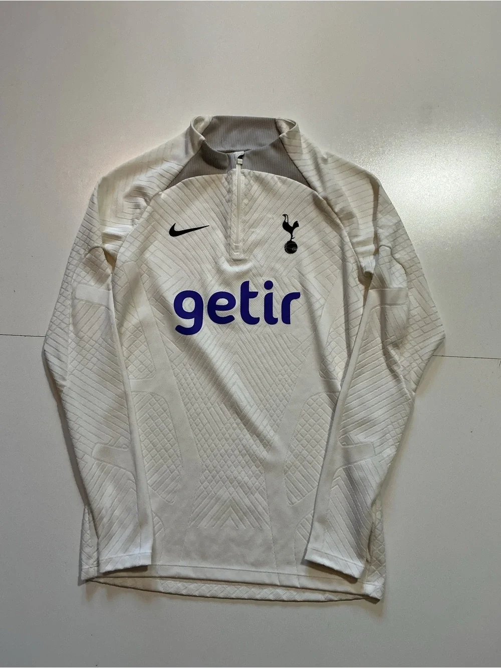Nike ADV Elite Tottenham Hotspur FC Football Club Soccer 1/4 Zip Knit Pullover